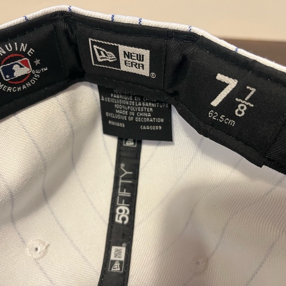 New Era 59fifty Chicago Cubs fitted hat throwback size 7 7/8 - Picture 4 of 4